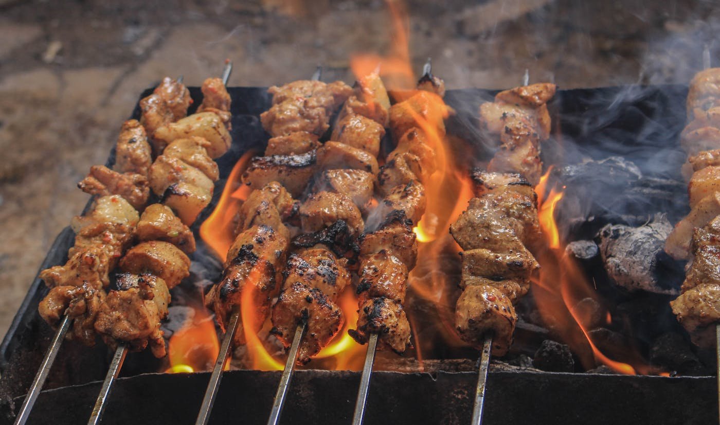 OS BBQ Platter with mixed grills